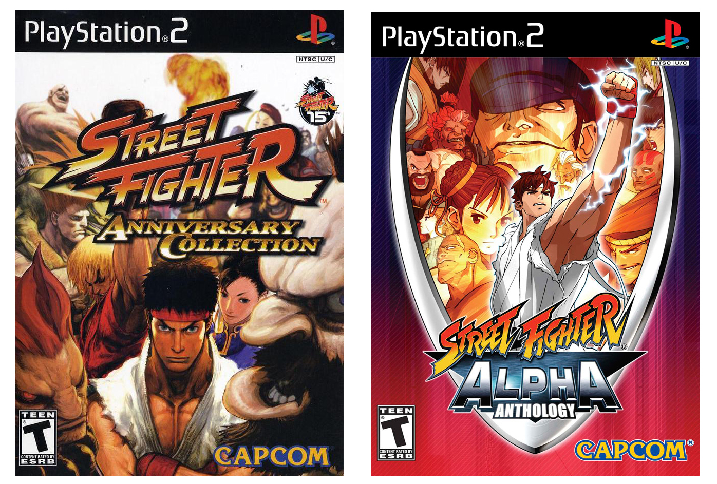 street fighter ps2 games